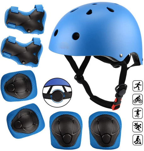 Kids Helmet Pad Knee Pads Set - Goshi Sports