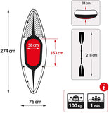 Intex Challenger K1 Inflatable Boat - Goshi Sports