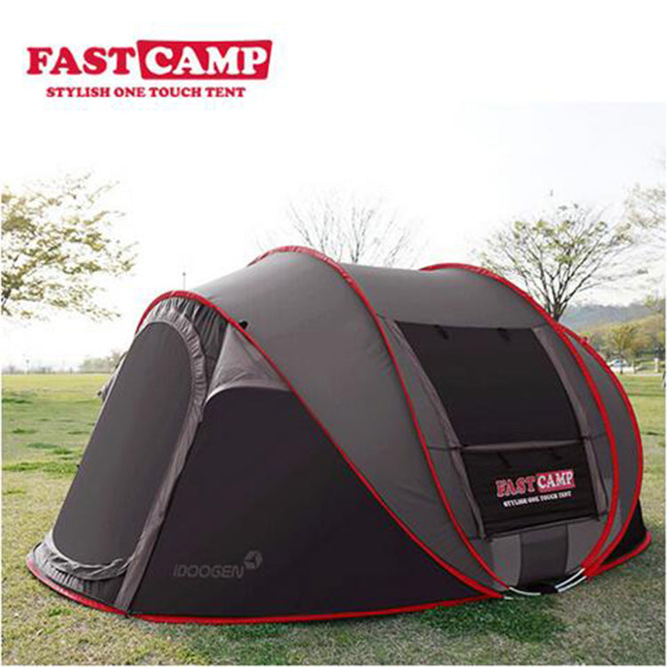 Fastcamp Tent Mega for 4 Persons Instant Pop up Tent Grey